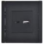 FORTE&PIANO Розетка USB A+C 18Вт FP151 черный IEK