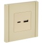 FORTE&PIANO Розетка USB A+C 18Вт FP451 ваниль IEK