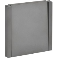 FORTE&PIANO Выключатель 1-клавишный 10А FP501 сталь IEK