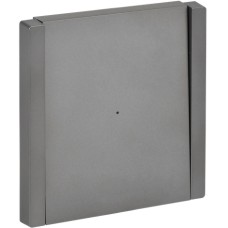 FORTE&PIANO Выключатель 1-клавишный с индикацией 10А FP502 сталь IEK