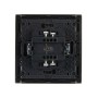 FORTE&PIANO Выключатель 1-клавишный с индикацией 10А FP502 сталь IEK
