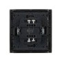 FORTE&PIANO Выключатель 1-клавишный проходной с индикацией 10А FP504 сталь IEK