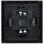 FORTE&PIANO Выключатель 1-клавишный самовозвратный 10А FP510 сталь IEK