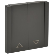 FORTE&PIANO Выключатель жалюзи 10А FP311 серый IEK