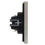 FORTE&PIANO Выключатель 2-клавишный 10А FP505 сталь IEK