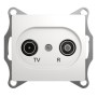 GLOSSA TV-R РОЗЕТКА оконечная 1DB, механизм, БЕЛЫЙ
