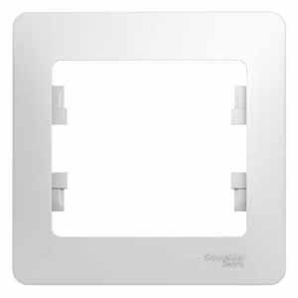 Рамка одноместная белый Schneider Electric Glossa