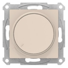 ATLASDESIGN СВЕТОРЕГУЛЯТОР (диммер) поворотно-нажимной, 315Вт (7-157 Вт. LED), БЕЖЕВЫЙ