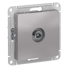 ATLASDESIGN TV РОЗЕТКА оконечная 1DB, механизм, АЛЮМИНИЙ