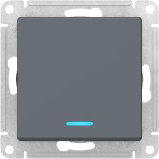 ATLASDESIGN 1-клавишный ВЫКЛЮЧАТЕЛЬ с подсветкой, сх.1а, 10АХ, механизм, ГРИФЕЛЬ
