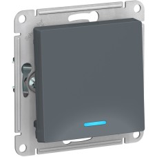 ATLASDESIGN 1-кл ПЕРЕКЛЮЧАТЕЛЬ с подсветкой, сх.6а, 10АХ, механизам, ГРИФЕЛЬ