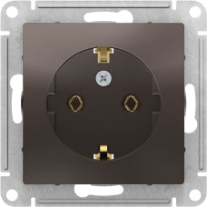 ATLASDESIGN РОЗЕТКА с заземлением, 16А, механизм, МОККО