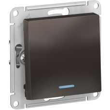 ATLASDESIGN 1-кл ПЕРЕКЛЮЧАТЕЛЬ с подсветкой, сх.6а, 10АХ, механизам, МОККО