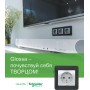 GLOSSA TV РОЗЕТКА оконечная 1DB, механизм, АНТРАЦИТ