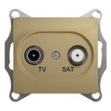 GLOSSA TV-SAT РОЗЕТКА оконечная 1DB, механизм, ТИТАН