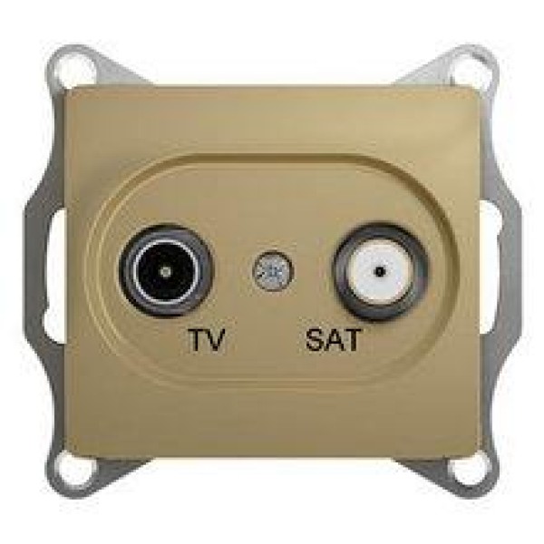 GLOSSA TV-SAT РОЗЕТКА оконечная 1DB, механизм, ТИТАН