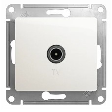 GLOSSA TV РОЗЕТКА оконечная 1DB, механизм, ПЕРЛАМУТР
