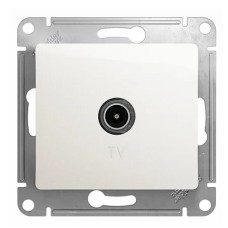 GLOSSA TV РОЗЕТКА проходная 4DB, механизм, ПЕРЛАМУТР