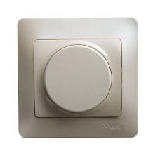 GLOSSA СВЕТОРЕГУЛЯТОР (диммер) поворотный, 300Вт, в сборе, ПЕРЛАМУТР