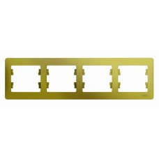 GLOSSA 4-постовая РАМКА, горизонтальная, ФИСТАШКОВЫЙ