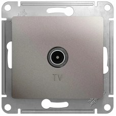 GLOSSA TV РОЗЕТКА оконечная 1DB, механизм, ПЛАТИНА