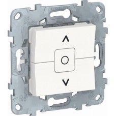 Выключатель для жалюзи двухклавишный UNICA NEW Schneider Electric, белый