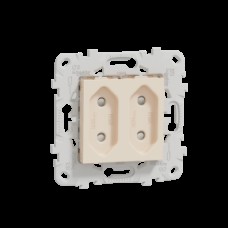 Розетка компьютерная одиночная RJ45 кат. 5е UTP UNICA NEW Schneider Electric, бежевый