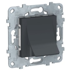Вывод кабеля UNICA NEW Schneider Electric, антрацит