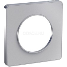 Schneider-Electric Odace Алюминий/Алюминий (пластик) Рамка 1-я