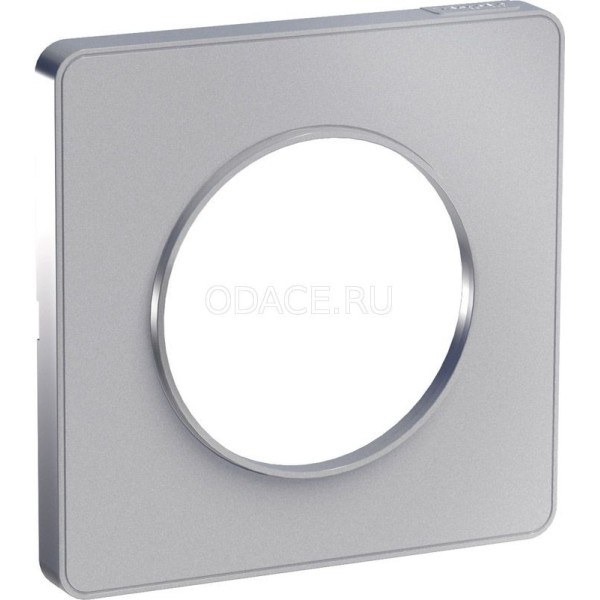 Schneider-Electric Odace Алюминий/Алюминий (пластик) Рамка 1-я
