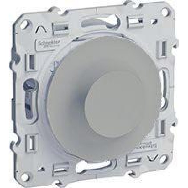 Schneider-Electric Odace Алюминий Светорегулятор поворотный 40-600Вт