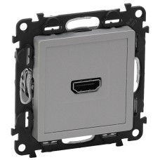 Розетка  HDMI.  Legrand Valena Life (алюминий)