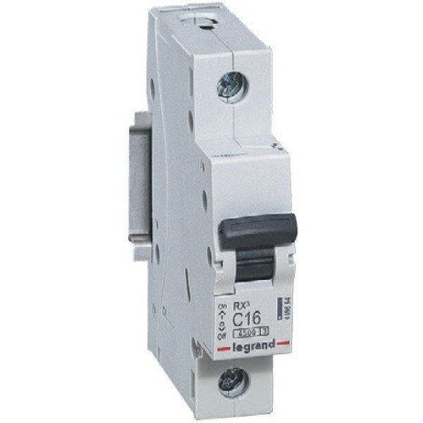 Авт. выключатель Legrand RX3, 1P, 63A, хар-ка C, 4,5kA, 1M
