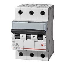 Авт. выключатель Legrand TX3, 3P, 16A, хар-ка B, 6kA, 3M