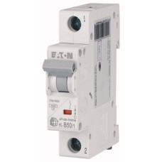 Автоматический выключатель EATON HL-B50/1, 1P, 50A, хар-ка B, 4.5kA, 1M