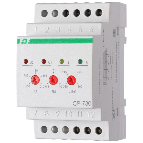 Реле напряжения CP-730 Евроавтоматика F&F