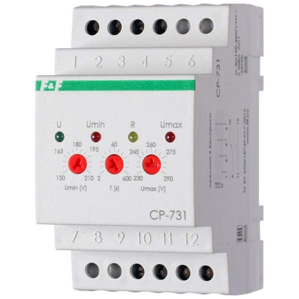 Реле напряжения CP-731 Евроавтоматика F&F