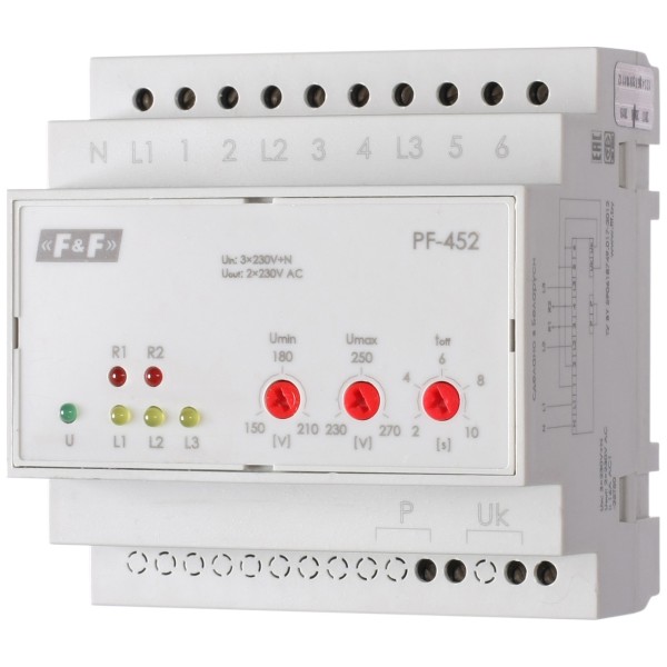 Переключатель фаз PF-452 Евроавтоматика FIF