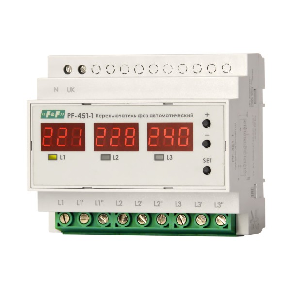 Переключатель фаз PF-451-1 Евроавтоматика FIF