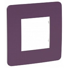 Рамка 1-постовая, лиловый/белый Unica Studio Color Schneider Electric