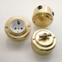 Распаечная коробка D76, металл, золото Petrucci