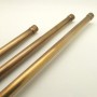 Труба латунная с муфтой для лофт проводки D16 мм. (1 м.), бронза, Petrucci 16x1.0x1000BR