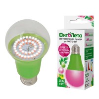 Лампа светодиодная для растений Uniel LED-A60-15W/SPSB/E27/CL PLP30GR