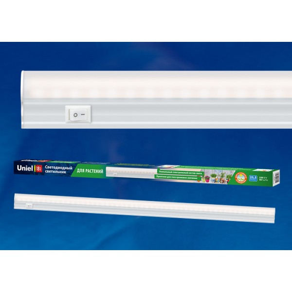 Светильник для растений светодиодный линейный Uniel 1150мм ULI-P11-35W/SPFR IP40 WHITE