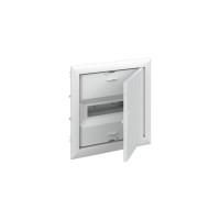 Щиток встраив. ABB UK612E2, 12M, белая мет. дверь, 63A, IP30, +PE+N-клеммы, ниша 328x340x88mm