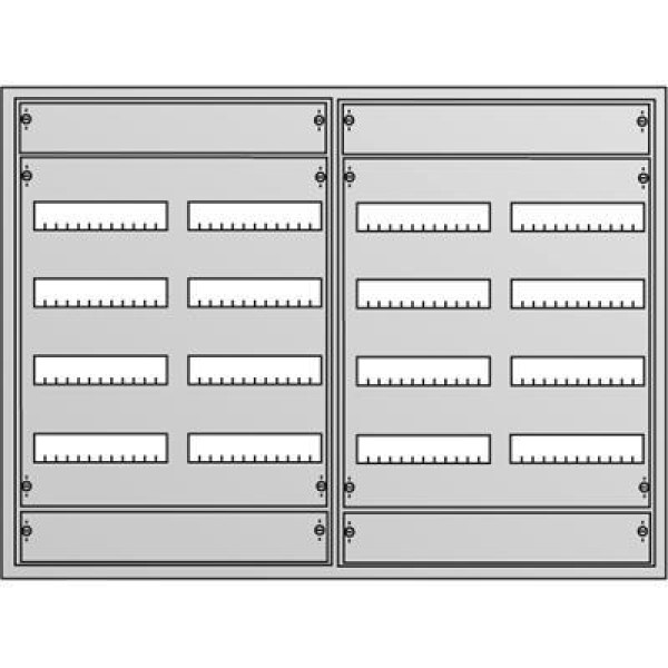 Щиток навесной ABB CA45V 240M, двойная белая мет. дверь, 125A, IP44, +PE+N, 800x1050x160мм, 4х5х12M