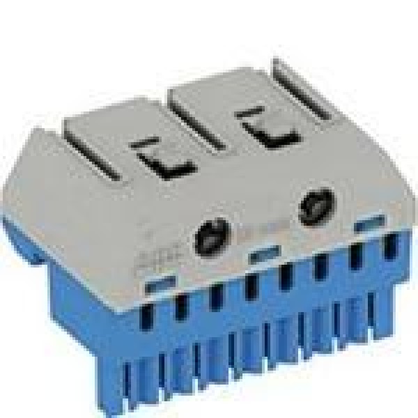 Клеммник самозажимной ZK82B N 8x1,5-4+2x25 для щитов UK600, Mistral