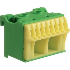 Клемма QuickConnect  (2x16мм2 + 8х4мм2), 45 mm, Зеленая Hager