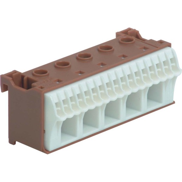 Клемма QuickConnect  (5x16мм2 + 17х4мм2), 90 mm, Коричневая Hager