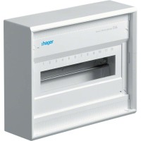 Щит наружный 12 мест, без дверцы (245х305х96,5), Class II, IP 30// Hager - Volta (Цвет - Белый)